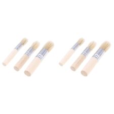 6 Pcs Home Decor Paint Brushes Watercolor Painting Brushes Wooden Stencil