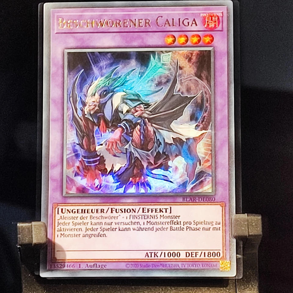 Yu-Gi-Oh! Beschworener Caliga, BLAR-DE080, Ultra Rare, 1. Auflage Deutsch, NM - Bild 1 von 1