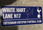 Paul Gascoigne  Tottenham Spurs  Street Sign with COA