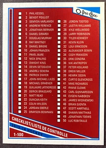 2013-14 O-Pee-Chee Checklist 1-100 #496 Unmarked - Picture 1 of 2