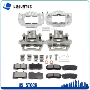 Pinzas de freno y pastillas de freno delanteras traseras de cerámica para Toyota 4Runner 2003-2009 - Imagen 1 de 9