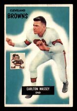 1955 Bowman Football #98 Carleton Massey EX *e1