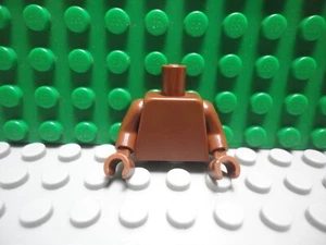 Lego Mini Figura 1 Marrón Rojizo Superior Torso Liso NUEVO - Imagen 1 de 1