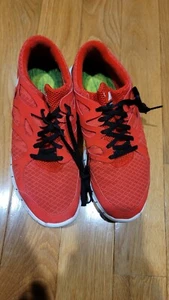 NIKE FREE RUN+ 2 SZ 8.5 MEN USED 443815-610 2011 CHALLENGE RED BLACK WHITE - Picture 1 of 10