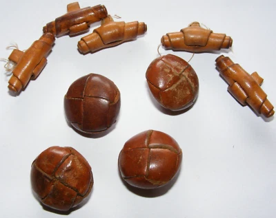 Vintage Velisch Berlin Designer Mode Leder Knöpfe 50' 60' Jahre Konvolut - Bild 1 von 3