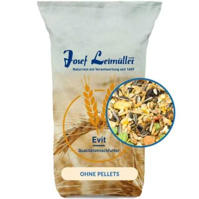 Zwergkaninchenfutter Zwerghasenfutter ohne Pellets Müsli Leimüller 20 kg
