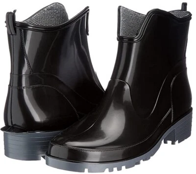 Gummistiefel Damen Kurz Regenstiefel Stiefeletten Gummistiefeletten Wasserdicht - Bild 1 von 4