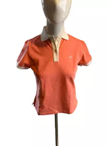 Lilly Pulitzer Polo Shirt For Women Color Block Logo 3/4 Button Short Sleeves Sz - Picture 1 of 5