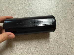 Marc By Marc Jacobs Sonnenbrille Etui Only Schwarz Lack Medium Designer Rund - Bild 1 von 8