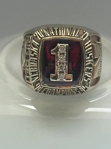 1995 Nebraska Cornhuskers National Championship Ring Cover