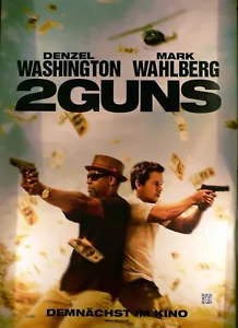 2 Guns - Teaser - Filmposter A1 84x60cm gerollt - Bild 1 von 1