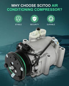 For 05-08 Ford Escape 2006-2008 Mercury Mariner AC A/C Compressor - Picture 1 of 7