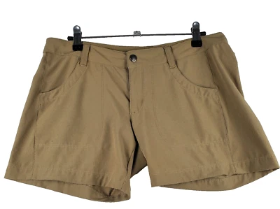 Patagonia Borderless Shorts Women's 6 Khaki Outdoor Gorpcore Active Hiking - Image 1 of 4