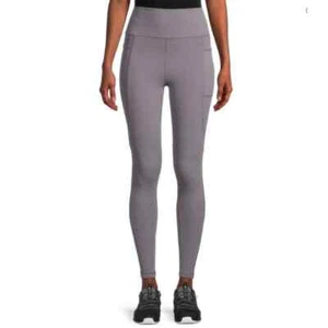 X By Gottex Grey Haley Compression Leggings with Pockets, Women's Medium - Picture 1 of 7