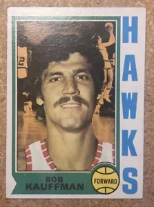 1974-75 Topps Bob Kauffman #153 Atlanta Hawks - Picture 1 of 2