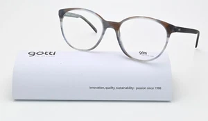 GÖTTI SWITZERLAND Brille Ruben PBL Matt Braun Blau Panto Rund Klassisch Medium - Bild 1 von 13