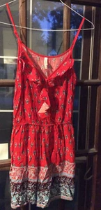 Zhilaration Multi Color Spaghetti Strap Romper - Size Small - Picture 1 of 3