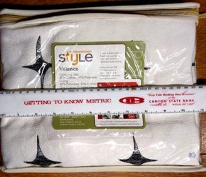 STYLE Ty Pennington Volant "Swirl" MCM Stern BRANDNEU IN VERPACKUNG 60x13 Zoll - Bild 1 von 7