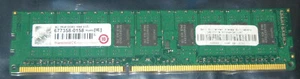 1x 4GB TRANSCEND DDR3 RAM 1066MHz PC3-8500E 240-pol. CL7 2Rx8 ECC TS512MLK72V1N - Picture 1 of 1
