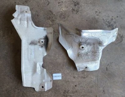 Par de placas de aislamiento térmico BMW X5 E53 2000-2006 paneles protector térmico delantero Foto 1 de 4