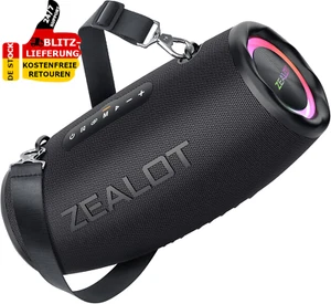 ZEALOT Bluetooth Lautsprecher Musikbox Bluetooth Box 80W Stereo Sound Boxen - Bild 1 von 10