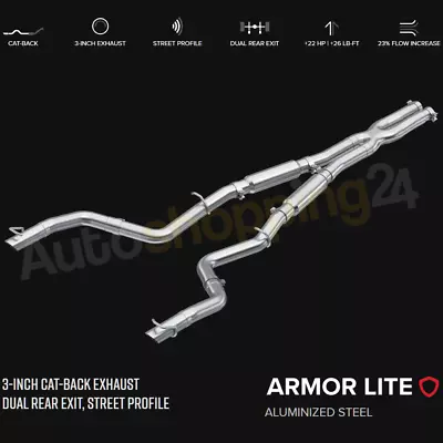 MBRP S7119AL 3" Catback Exhaust for 2015-2016 Dodge Charger/Chrysler 300 5.7L - Image 1 of 2
