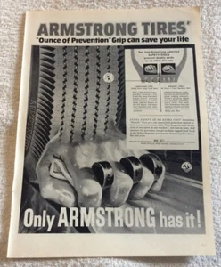 Armstrong Tires Only Armstrong Has It!  Vintage Print Ad 1959 - Imagen 1 de 5