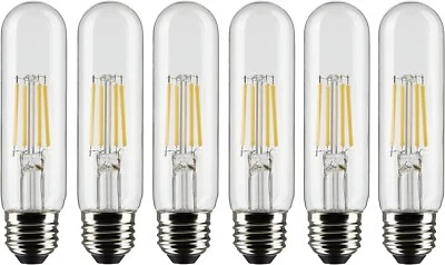 Satco S21344 - 5.5 Watt T10 LED Light Bulb - 2700K - 90CRI - 120 Volt (6 Pack) - Image 1 of 4