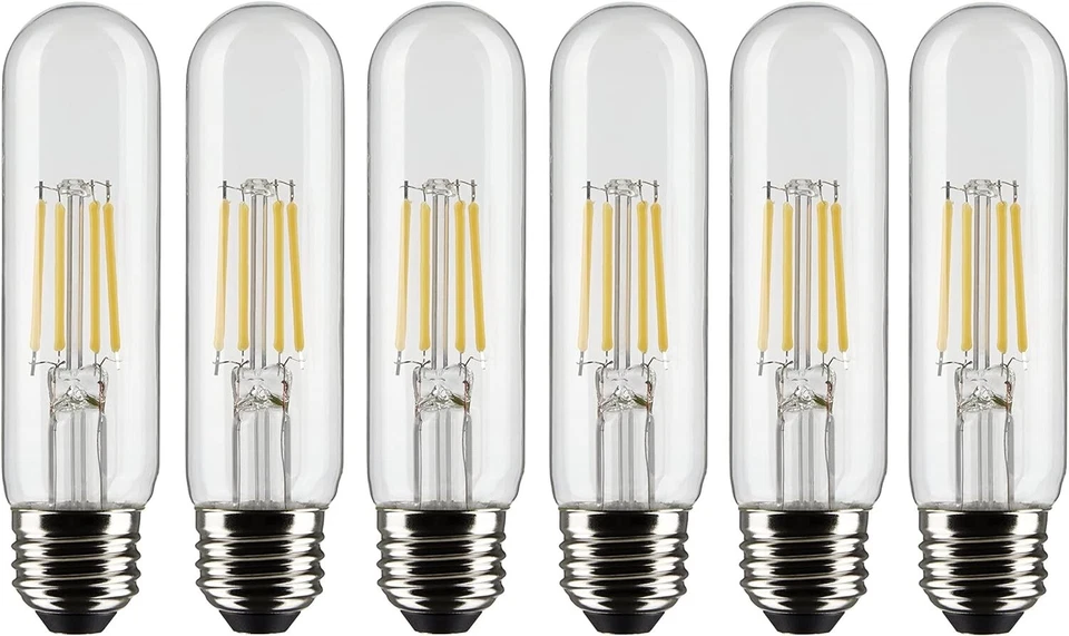 Satco S21344 - 5.5 Watt T10 LED Light Bulb - 2700K - 90CRI - 120 Volt (6 Pack) - Image 1 of 4