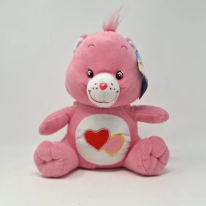 2003 Love-a-Lot Care Bears Pink Hearts Plush Toy 12" Inch New with Tags - Picture 1 of 12