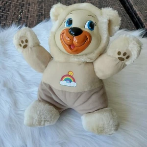 Vintage BABY'S 'N THINGS Plastik/RubbeFace Teddybär Stofftier Plüschtier  - Bild 1 von 8