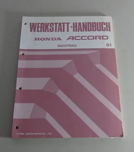 Manual de Taller Suplemento Honda Accord 4. Generación Stand 1991 - Imagen 1 de 1