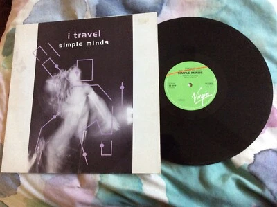 Simple Minds I Travel 12” Vinyl Picture Cover Made In England VS578-12 - Image 1 of 2