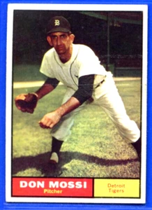 1961 Topps Baseball #14 Don Mossi - ExMt+ - Detroit Tigers - Picture 1 of 2