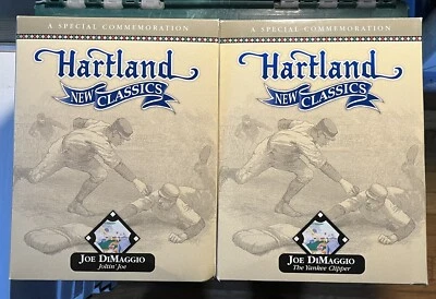 2004 Joe DiMaggio Hartland Lote de 2 Estatuillas Clipper & Joltin Joe Estatutos Nuevo Foto 1 de 4