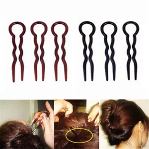 9/15 piezas horquillas en forma de U pasador de cabello con clip marrón ondulado horquillas de salón - Imagen 1 de 11