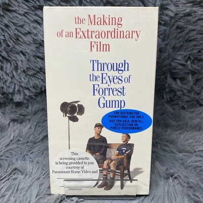 Through the Eyes of Forrest Gump VHS Tape 1995 Documentary Promotional Screener - Image 1 of 4