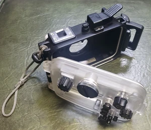 Boîtier de caméra sous-marine étanche Seafrogs 60M pour Olympus TG-6 Tg6 - Photo 1 sur 14