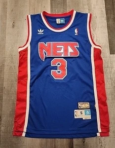 Nets #3 Dražen Petrović Adidas Hardwood Classics Home Jersey Small+2 Unique+Rare - Picture 1 of 8