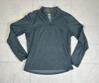 REI Co-Op 1/4 Zip Pullover Sweater Outdoors Trail Hiking Mens M Teal Green - Image 1 of 4