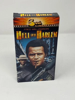 Hell Up In Harlem VHS Fred Williamson Soul Cinema w/Sleeve 1973 Rated R Nice! - Image 1 of 4