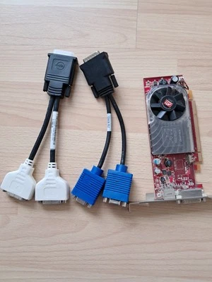 ATI 102B6291200 000001 Radeon Graphics Card,  256MB  ATI-102-B62902 Plus Cables - Image 1 of 4