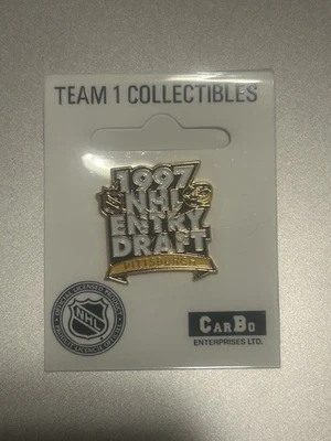 1997 NHL Draft (Pittsburgh) Mint Condition Pin - Image 1 of 3