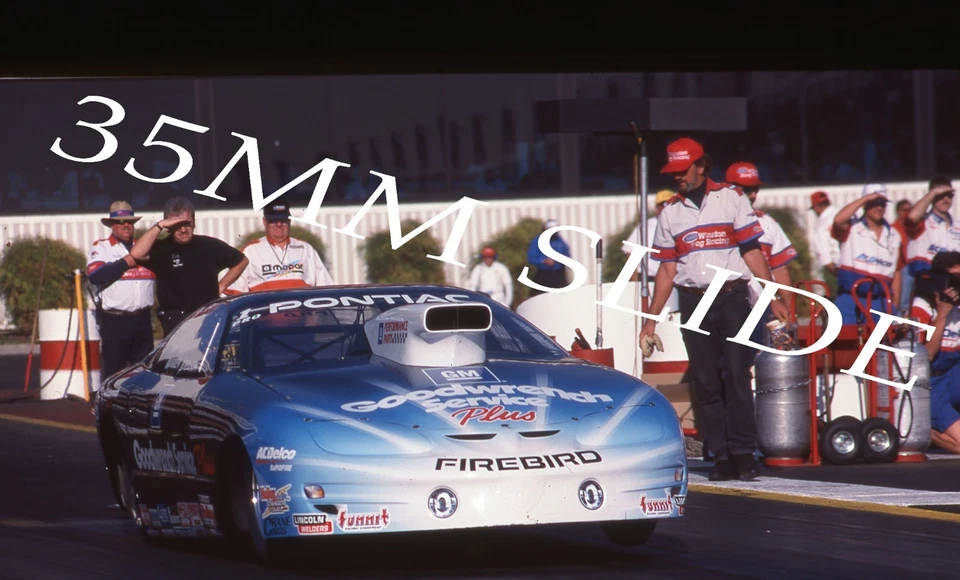 35 mm NHRA SLIDE - WARREN JOHNSON 1999 GM Goodwrench Pro Stock Car #Ra14 Foto 1 de 1