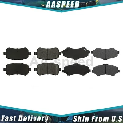 Front Rear Brake Pads For Chrysler Town & Country 3.8L 2012 2011 2010 2009 2008 Foto 1 de 4