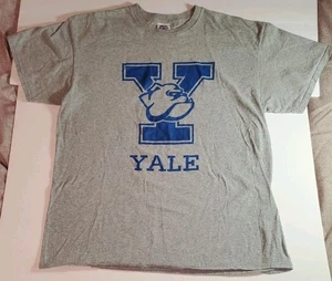 Camiseta Rara Universidad Yale Para Hombre L Gris - Imagen 1 de 8
