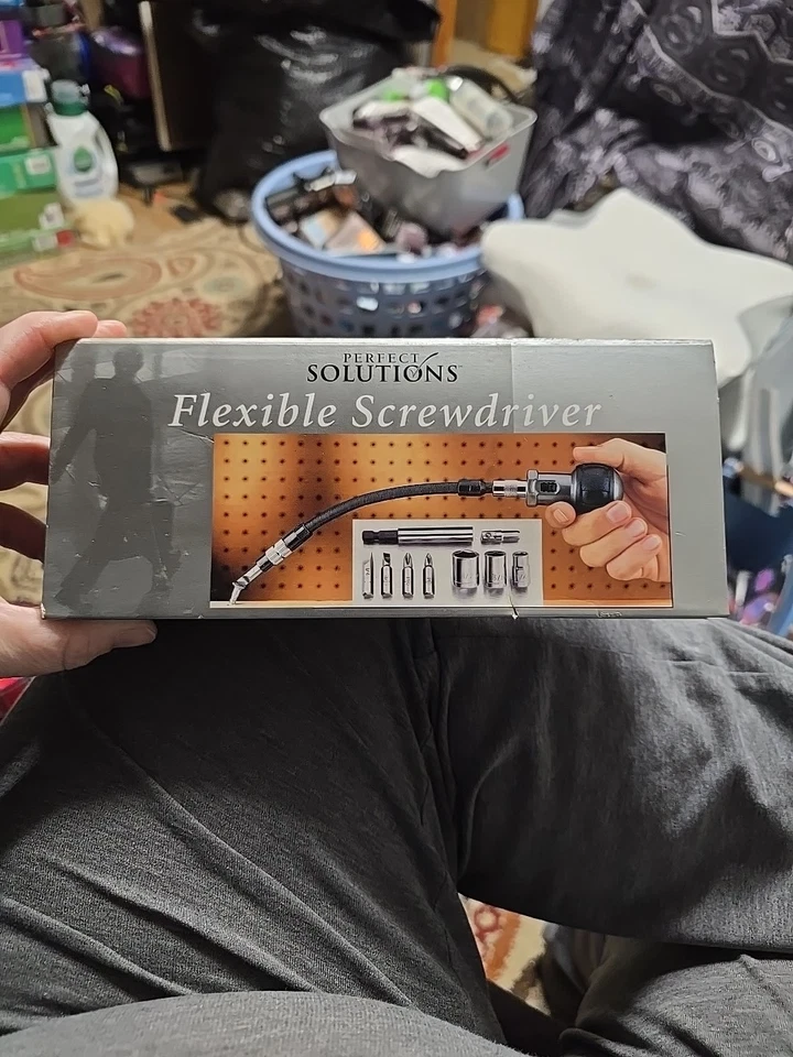 Vtg Complete Star Case Flexible Screwdriver Set Ratcheting Bit Driver 1998 NIPS - Image 1 of 4