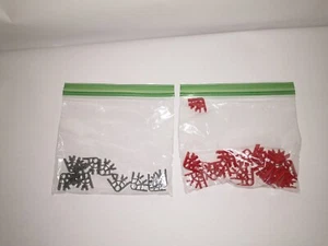 K'nex All Terrain Trekker 10 dunkelgraue und 18 rote große Vogelspuren 28-teilig - Bild 1 von 2