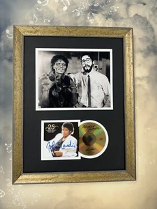 John Landis Signed Cd Cover Jsa Auto Custom Framed Thriller Michael Jackson - Picture 1 of 3