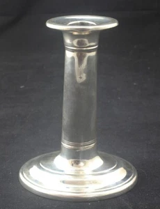Kirk Stieff Williamsburg Sterling Silver Weighted Candlestick with Bobeche - Picture 1 of 3